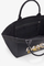 Bolso XXL negro con estampado de plátano